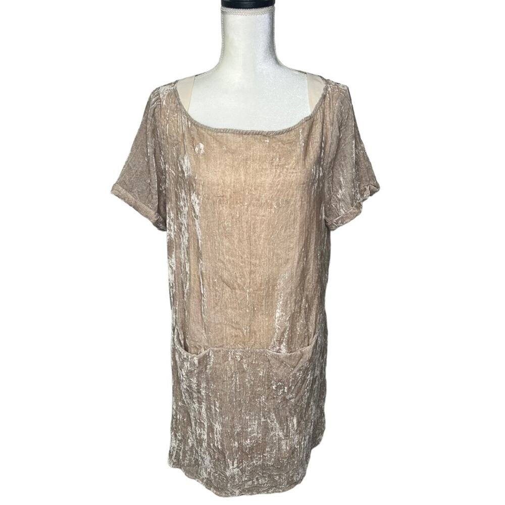 Anthropologie Soft Cream Mini Dress - Picture 2 of 4